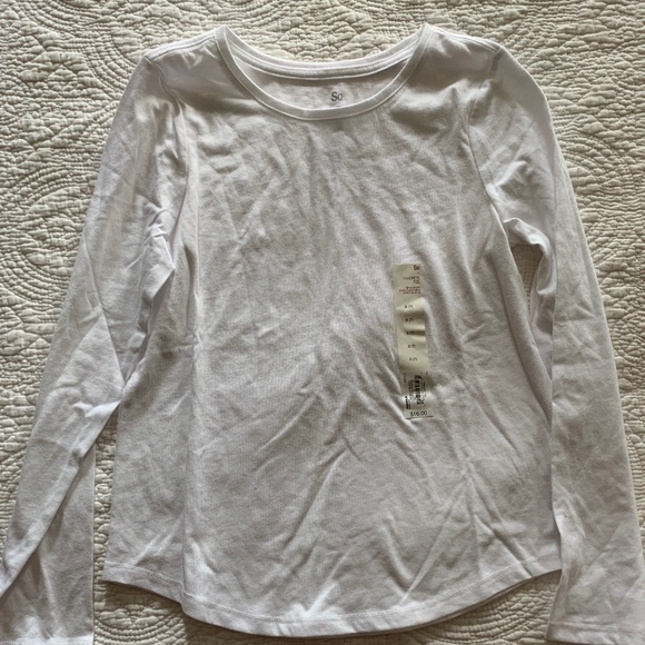 NWT girls long sleeve tee size 7 - Picture 1 of 1